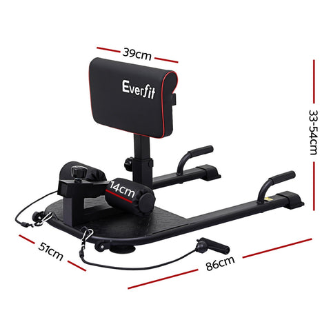 Heavy-Duty Adjustable Sissy Squat Bench - Leg Training