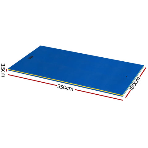 Floating Water Mat 3.5x1.8m Foam Pad Swimming Pool Platform Blue