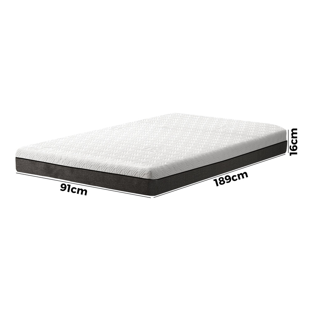 Mattress No Spring Single Cool Gel Memory Foam Medium Firm