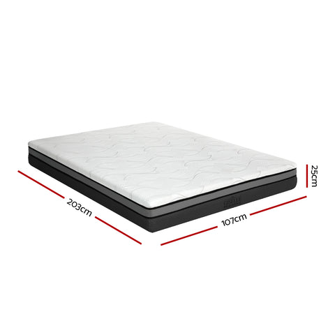 Sleep Like Royalty on a King Single 25cm Cool Gel Memory Foam Bed