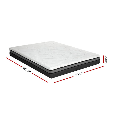 Indulge in Comfort with a Single 25cm Cool Gel Memory Foam Bed