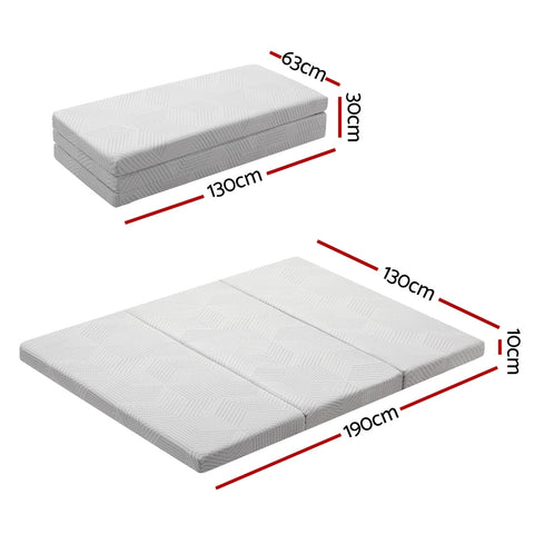 3-Foldable Mattress Folding Foam Double