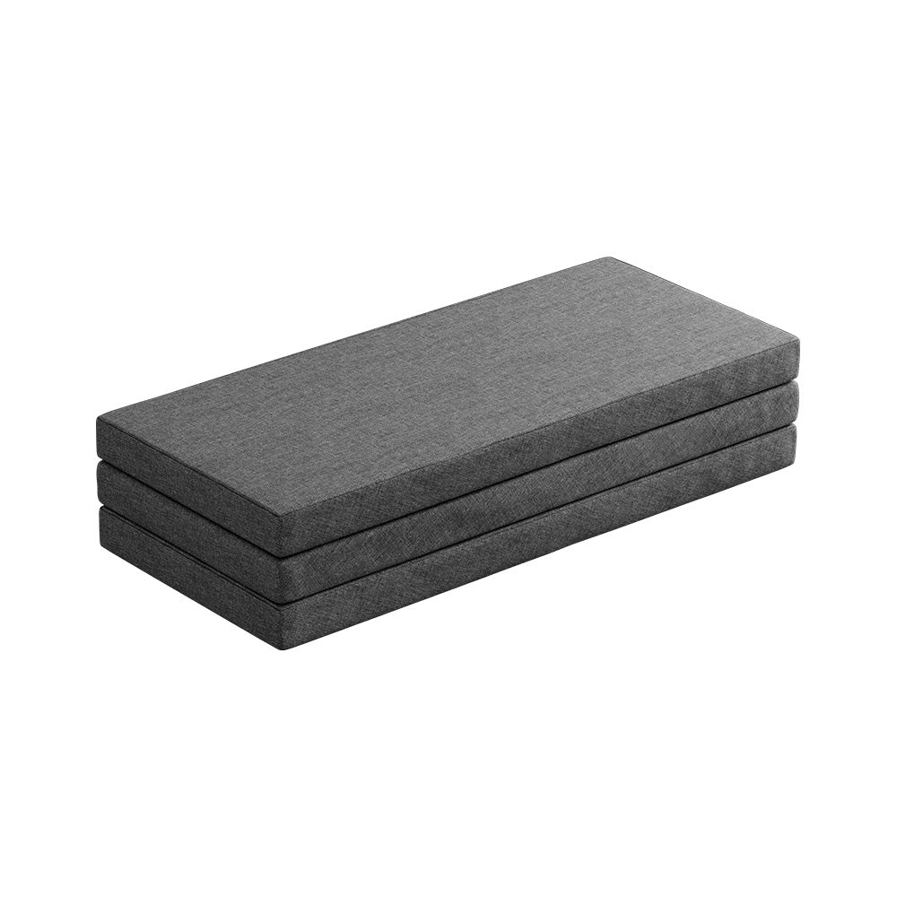 Foldable Mattress Folding Foam Queen Grey