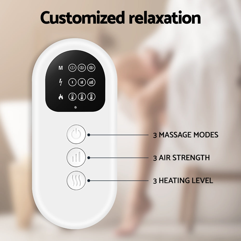 Leg Massager Heated Air Compression Calf Relaxation