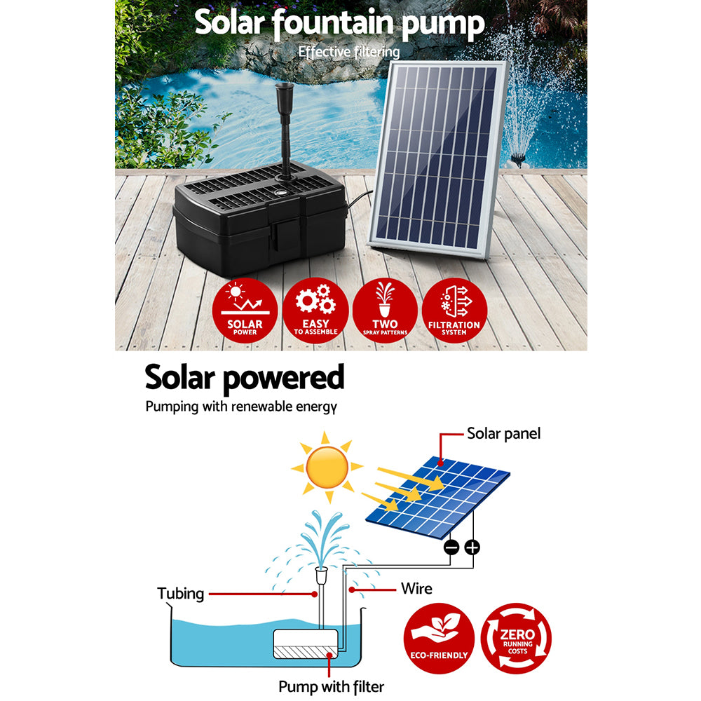 Solar Pond Pump With Filter Box 5Ft