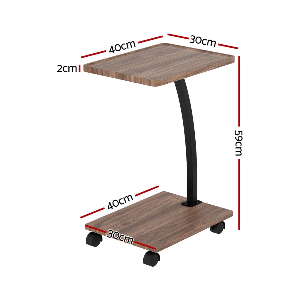 Modern C-Shaped Coffee Table