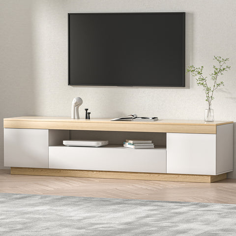 Modern White TV Cabinet - 180CM