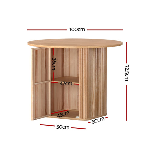 1M Dining Table Storage Base