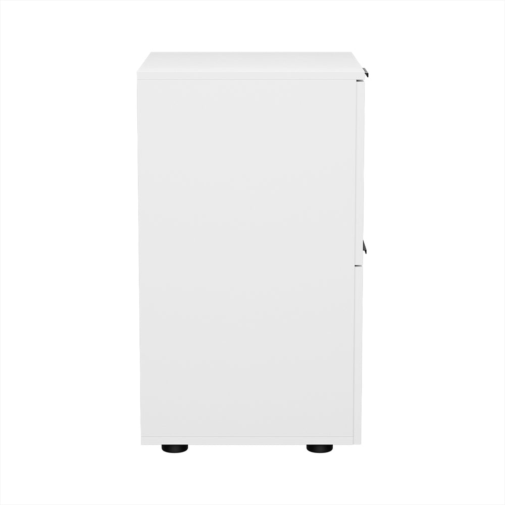 Filing Cabinet Files Storage Office Shelves File Organiser White 2 Drawer