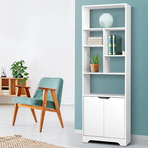 Bookshelf With Cabinet - Gina White