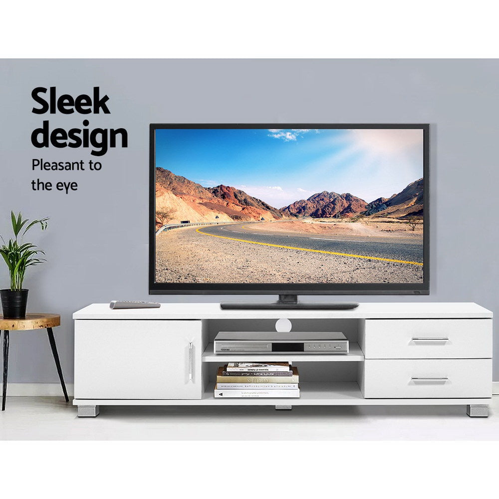 Entertainment Unit TV Cabinet 120cm White Dylan