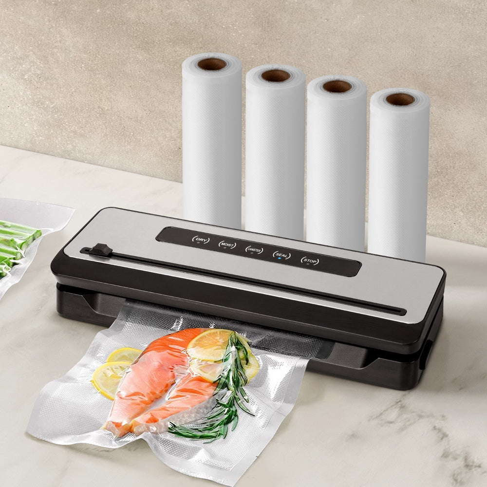 Versatile Food Vacuum Sealer with Cutter & 4 Modes