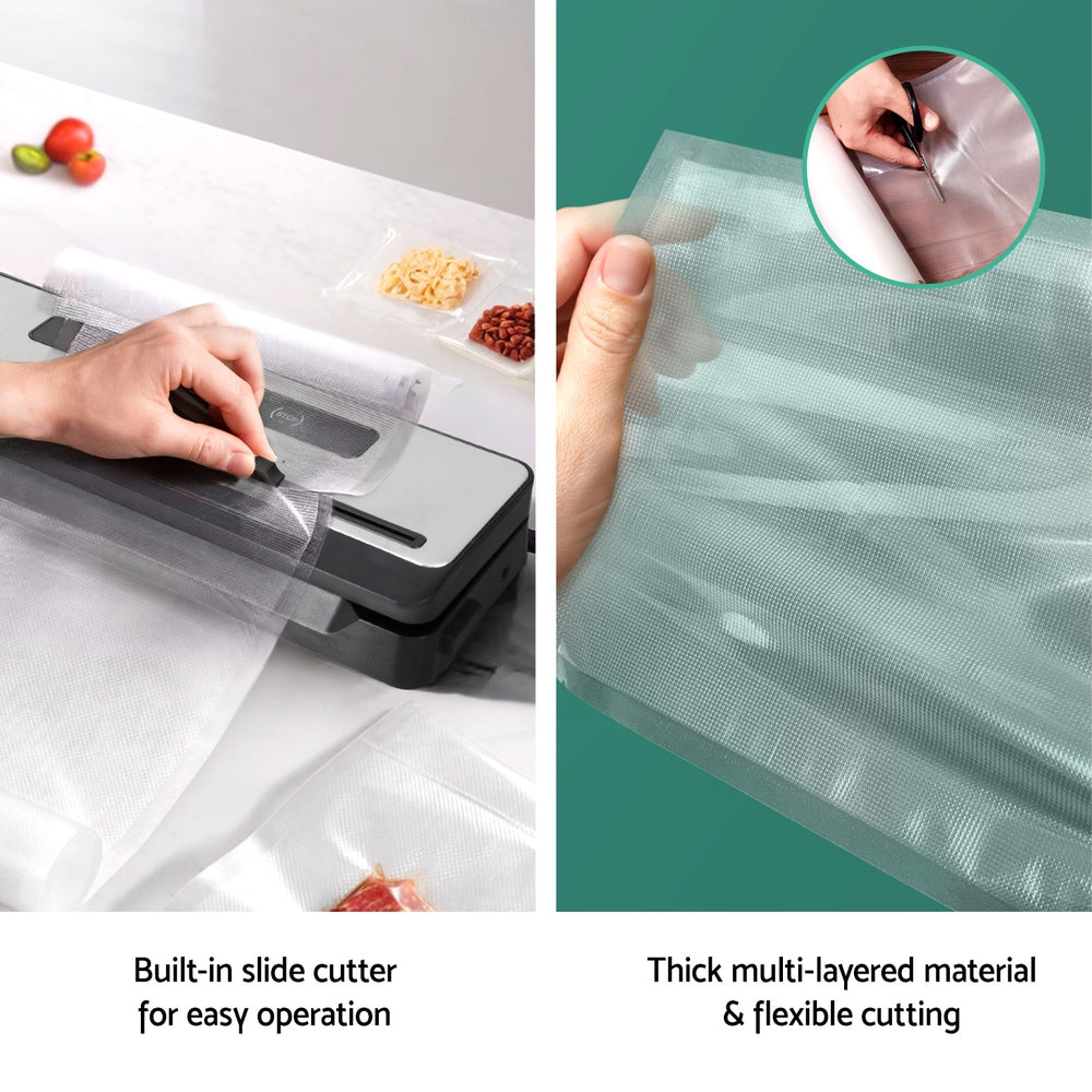 Versatile Food Vacuum Sealer with Cutter & 4 Modes