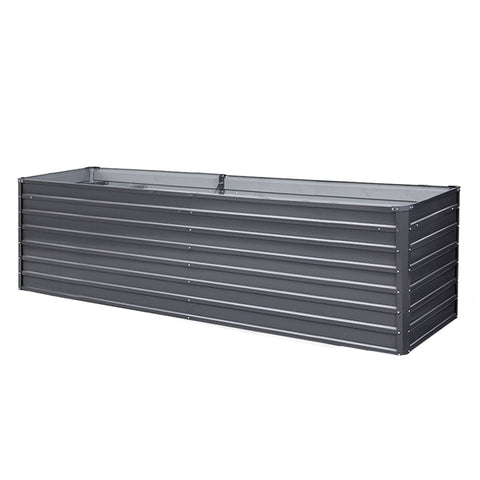 Garden Bed 320x80x77cm Planter Box Raised Container Galvanised Herb