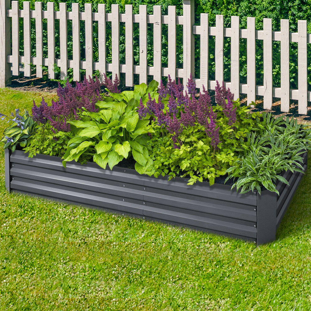 Heavy-Duty Garden Beds - Galvanized Steel 210CM