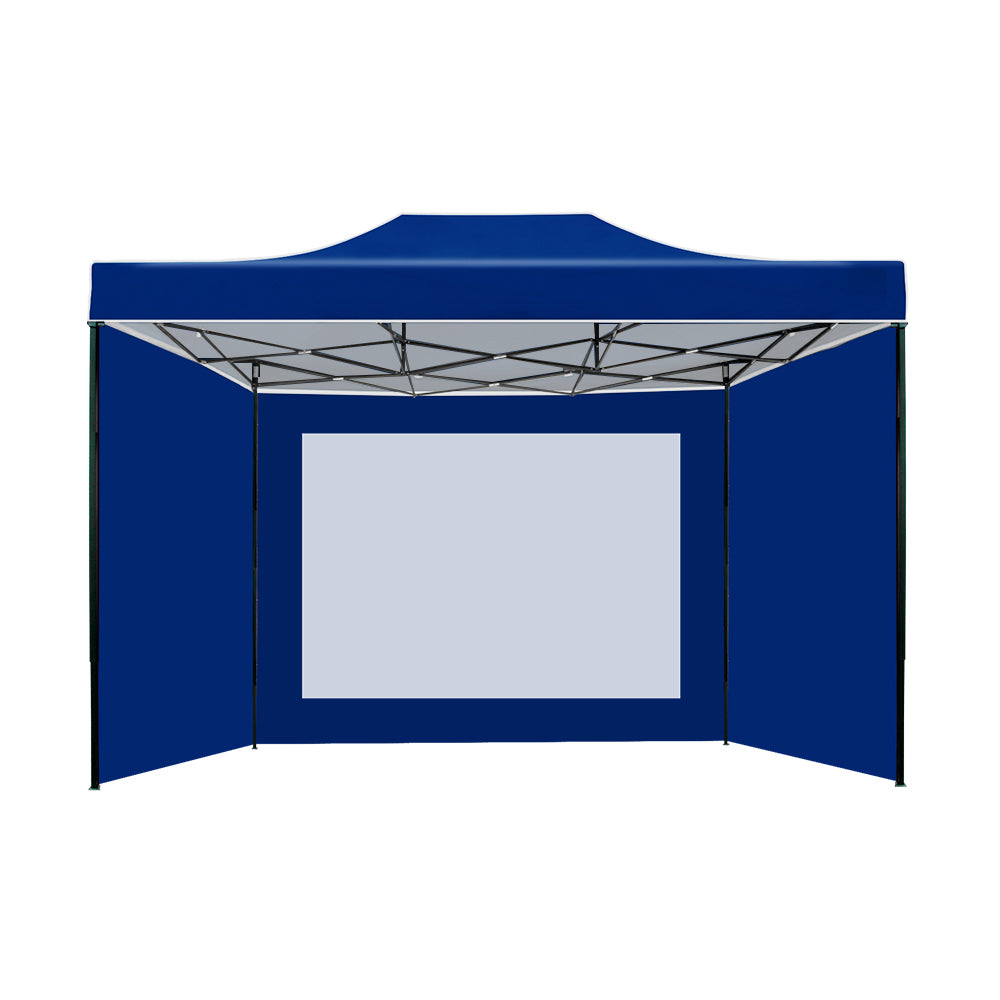 Gazebo Pop Up Marquee 3x4.5 Folding Wedding Tent Gazebos Shade Blue