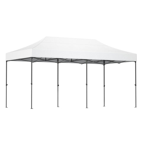 Pop Up 3X6M Folding Tent - White