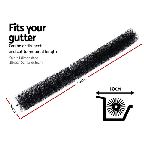 Gutter Guard Brush 44M 92X10Cm 48Pcs