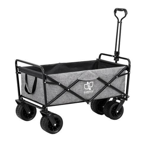 Garden Cart With Cargo Net Grey