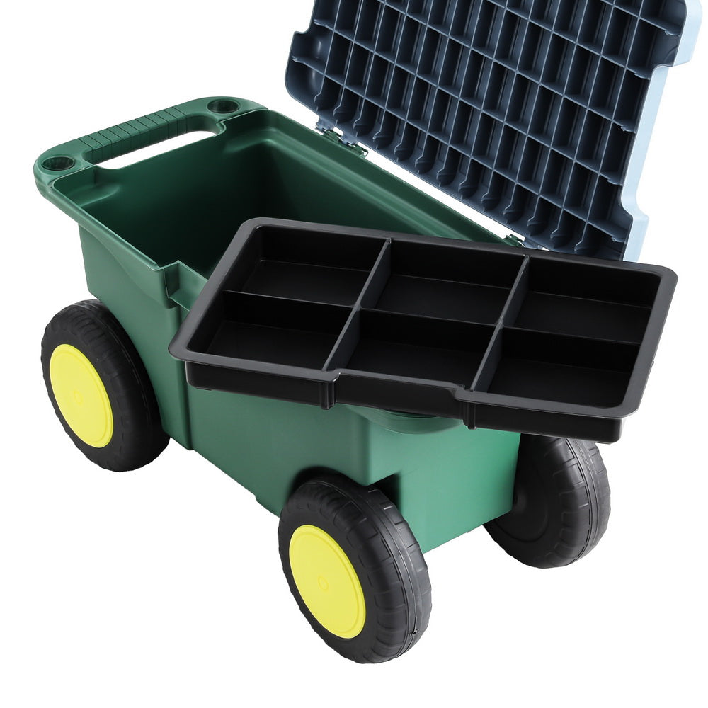 Garen Tool Storage Cart 3-In-1 Green