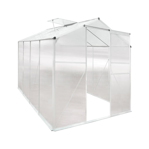 Polycarbonate Paradise: Walk-in Greenhouse Oasis (2.52x1.9M)