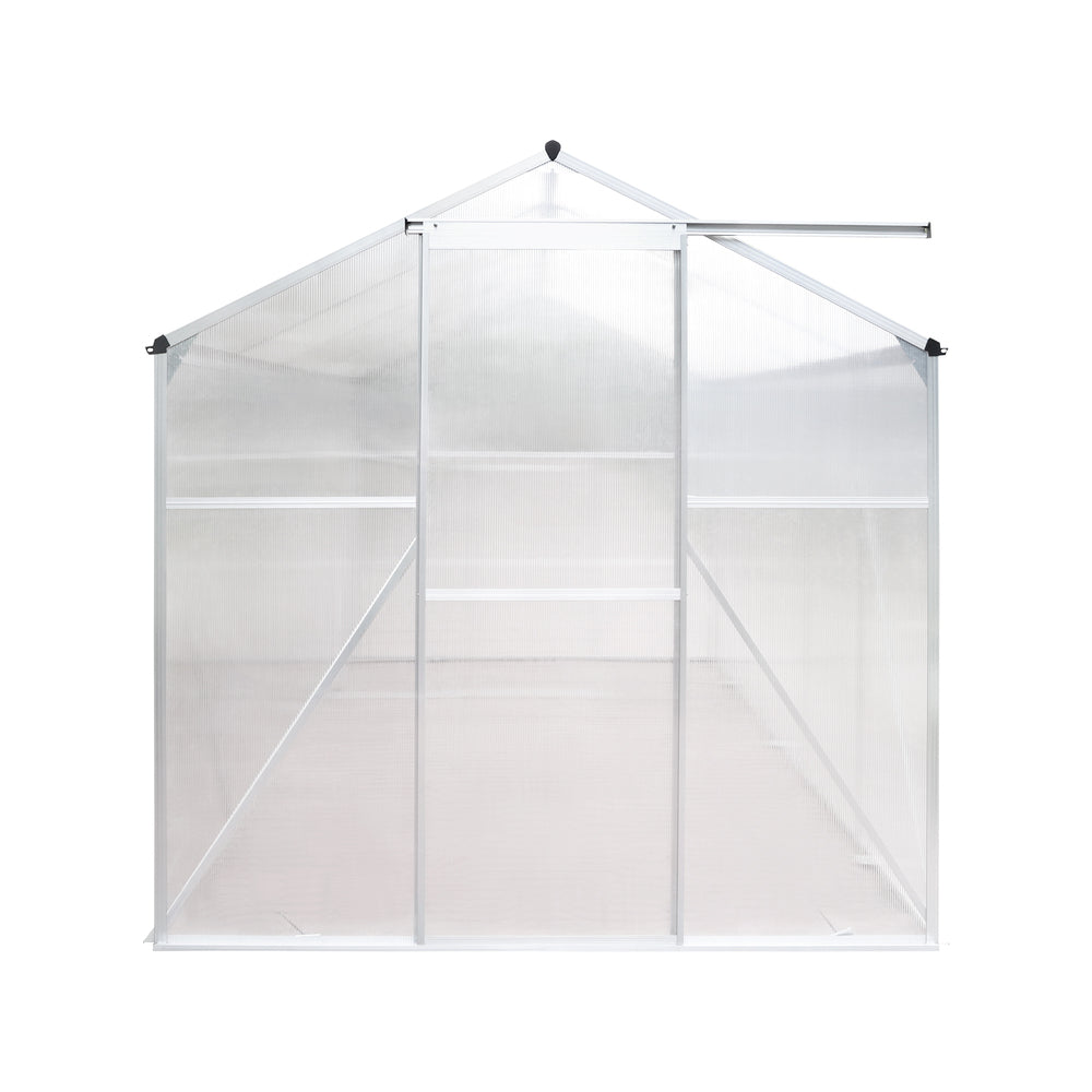 Polycarbonate Paradise: Walk-in Greenhouse Oasis (2.52x1.9M)