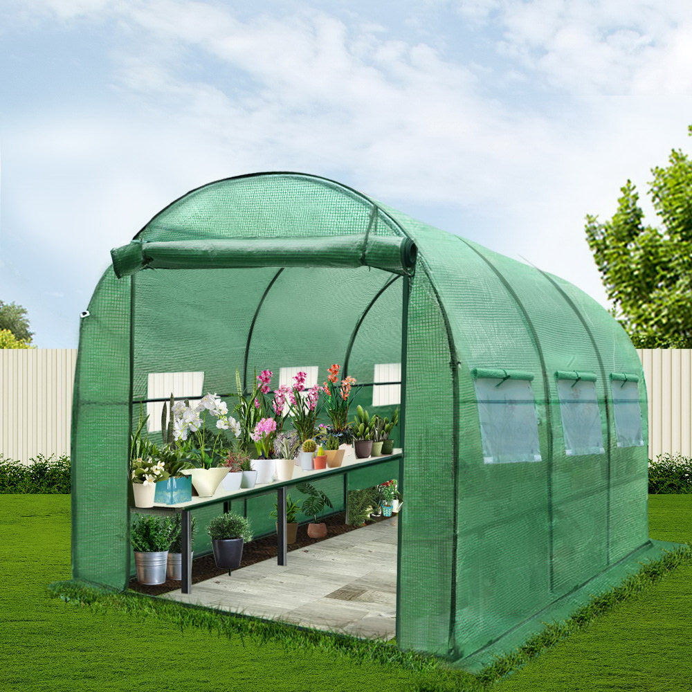 Greenfingers Walk-In Greenhouse - 3x2M Tunnel Design