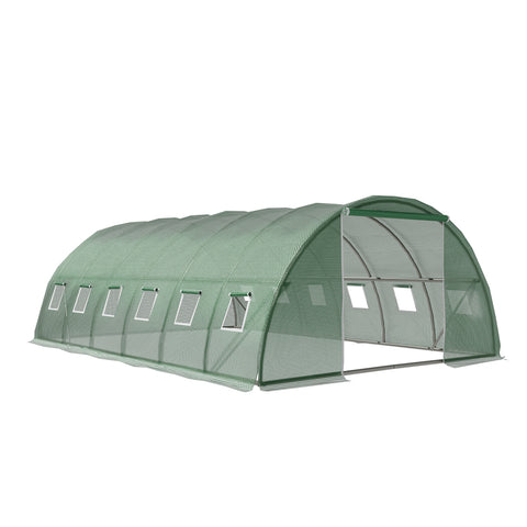 Greenhouse 6X4X2M Walk In Green House Tunnel Plant Garden Shed Dome