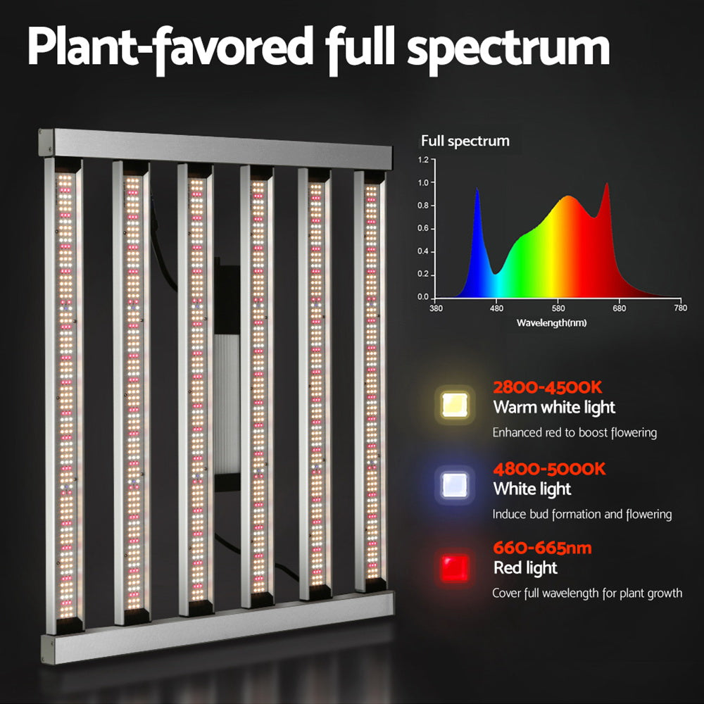 Max 4800W Grow Light Led Full Spectrum Indoor Plant All Stage Growth