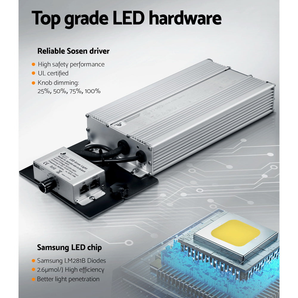 Max 4800W Grow Light Led Full Spectrum Indoor Plant All Stage Growth