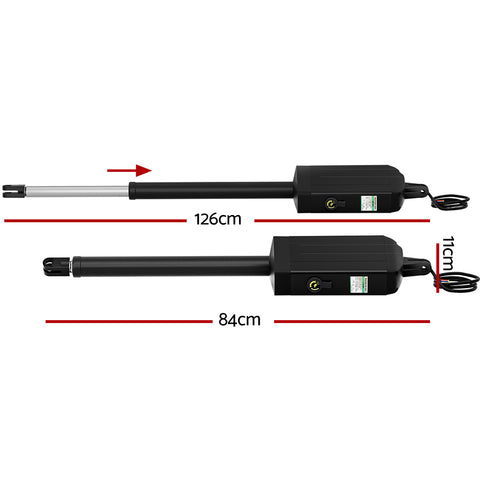 Single Swing Gate Opener Solar Power 20W Automatic 5M 300KG