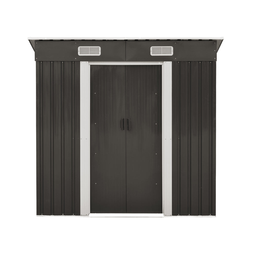 Garden Shed Outdoor Storage Sheds 1.94x1.21M Workshop Cabin Metal House