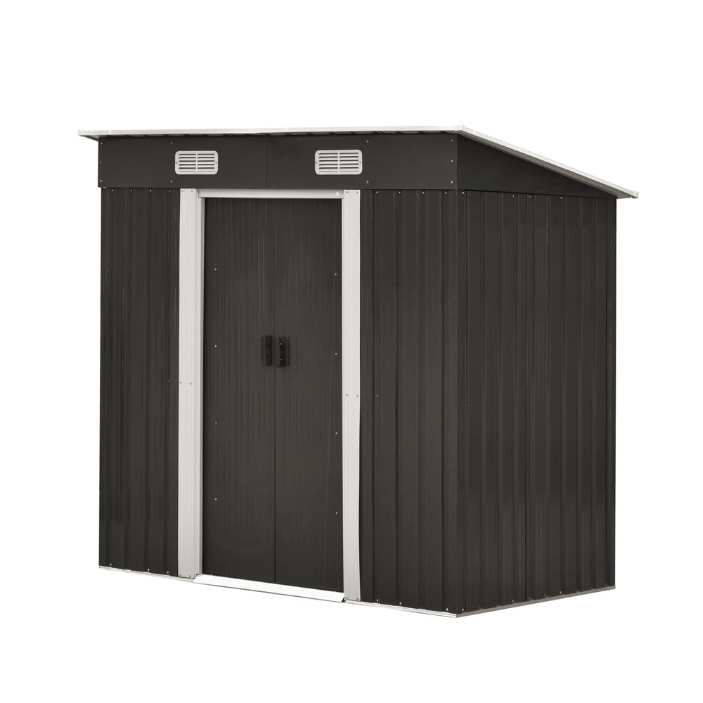 Garden Shed Outdoor Storage Sheds 1.94x1.21M Workshop Cabin Metal House