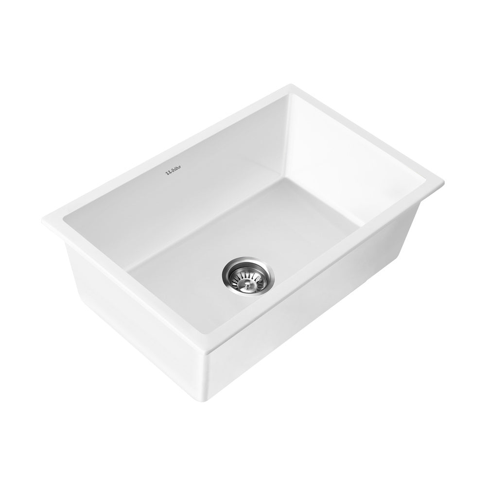 Kitchen Sink 70x45cm Granite Stone Sink Laundry Basin Single Bowl