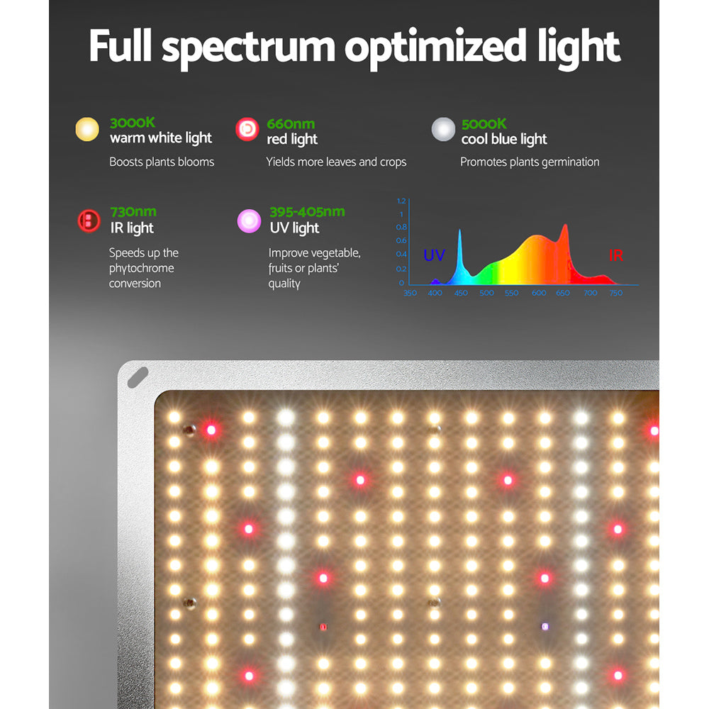 Grow Tent Light Kit 100X100X200Cm 4500W Led Full Spectrum