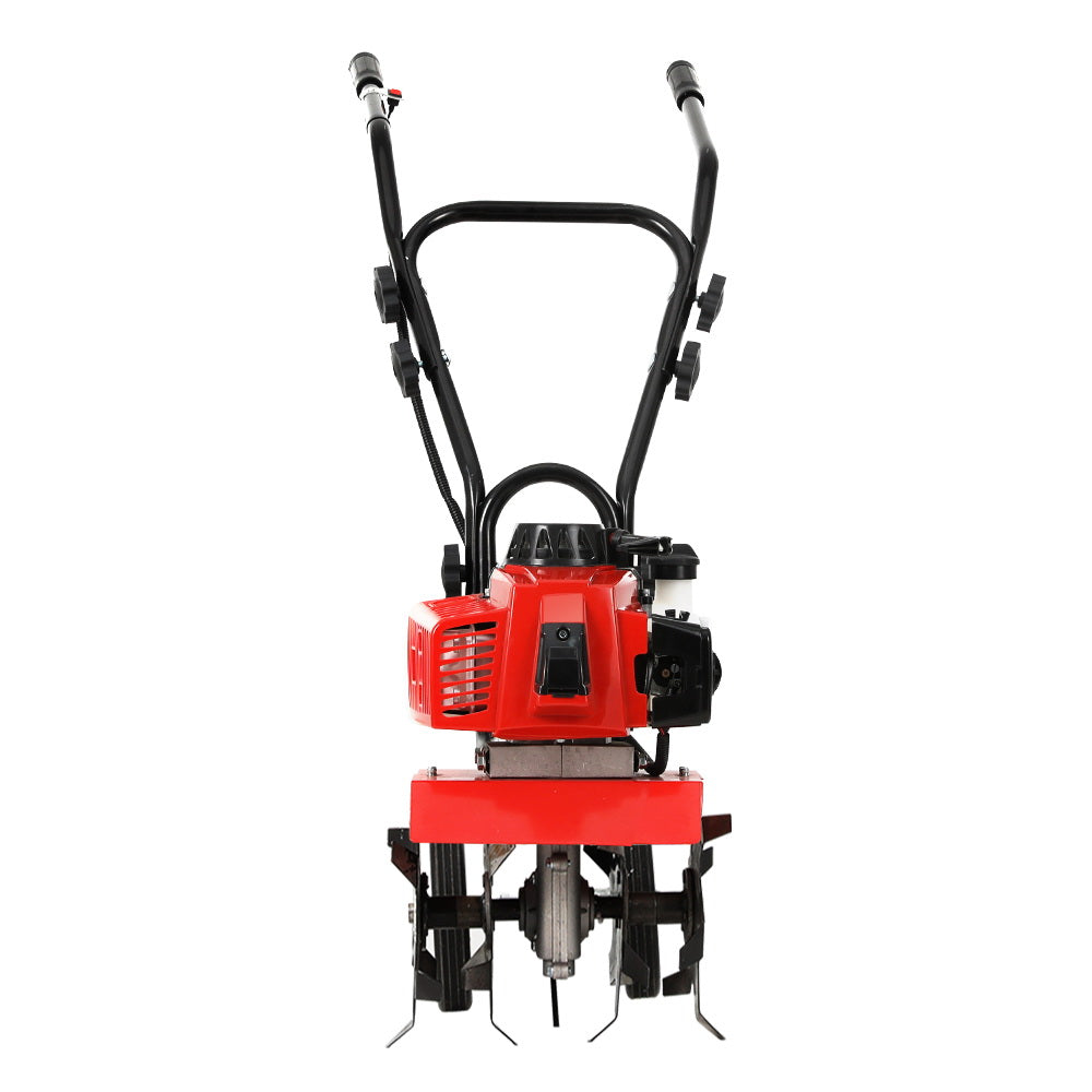 Heavy-Duty 88CC Garden Cultivator Rototiller - 4 Blades