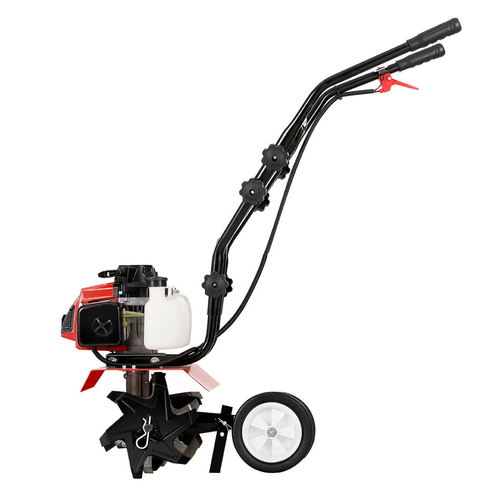 Heavy-Duty 88CC Garden Cultivator Rototiller - 4 Blades