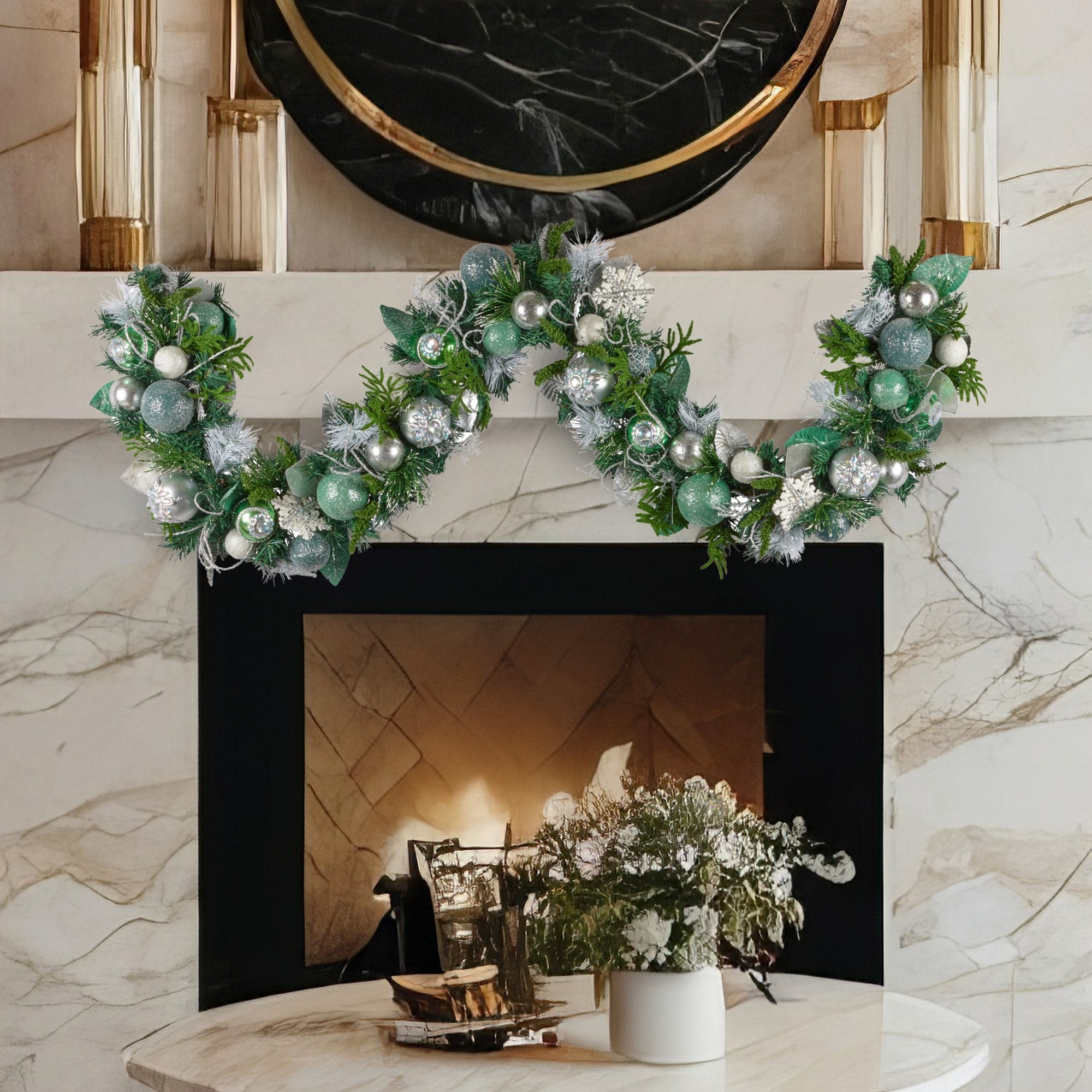 Mint Luxe Christmas Garland - 185cm