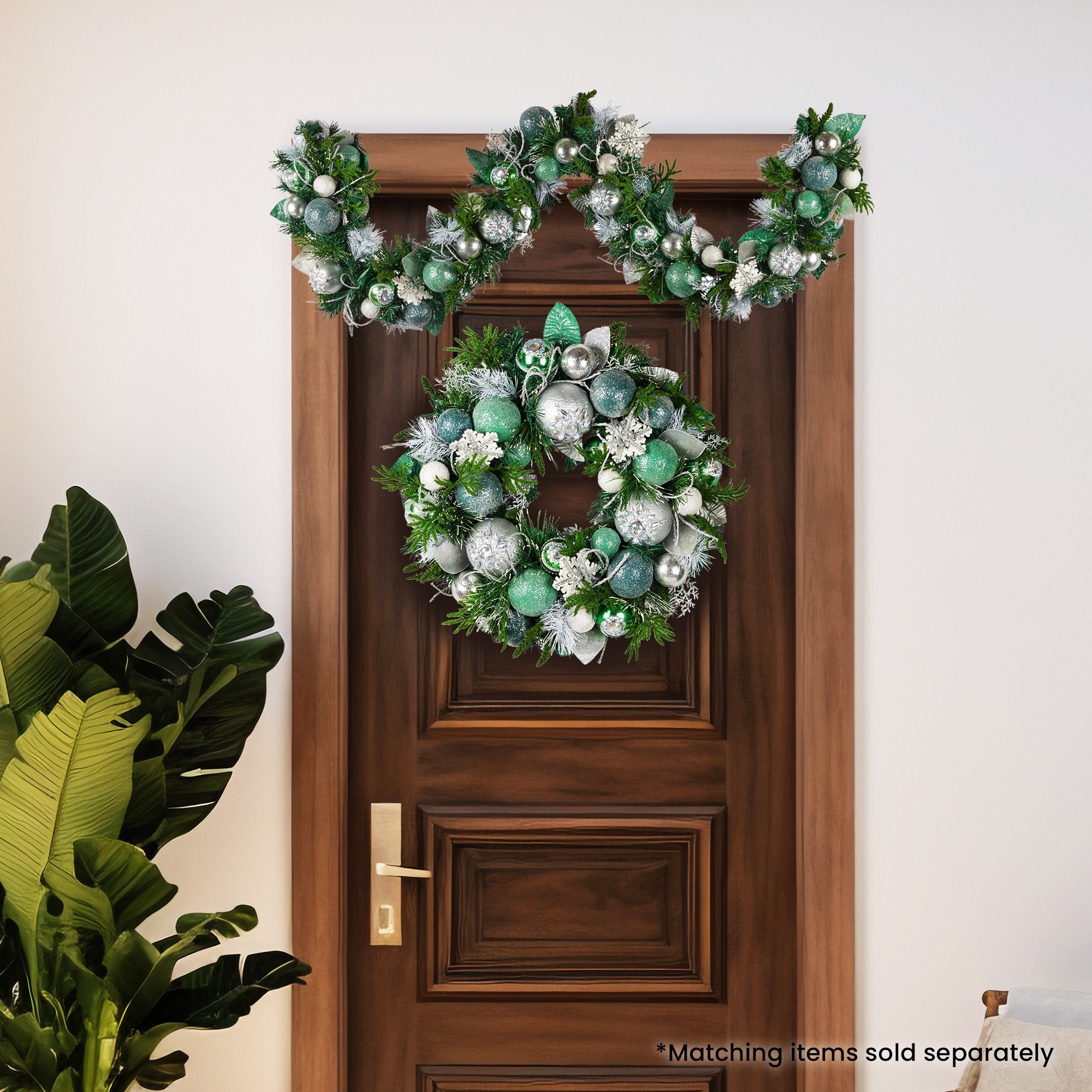 Mint Luxe Christmas Garland - 185cm