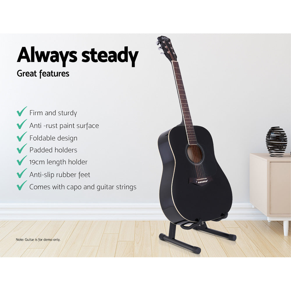 Guitar Stand Folding Portable Floor Rack Holder