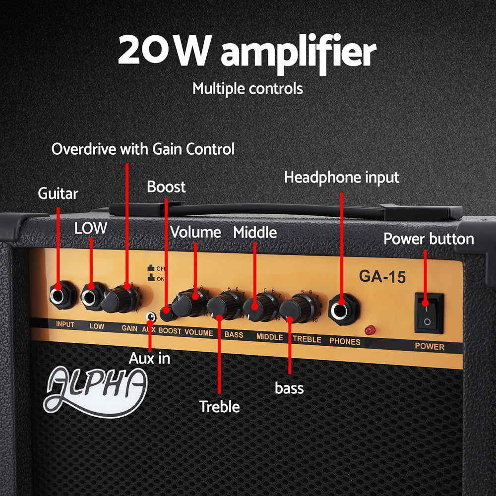 Electric Guitar Music String Instrument 20W Amplifier