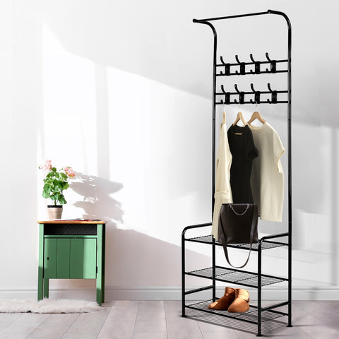 Clothes Rack Airer Coat Stand 179cm Hanger Rail Closet