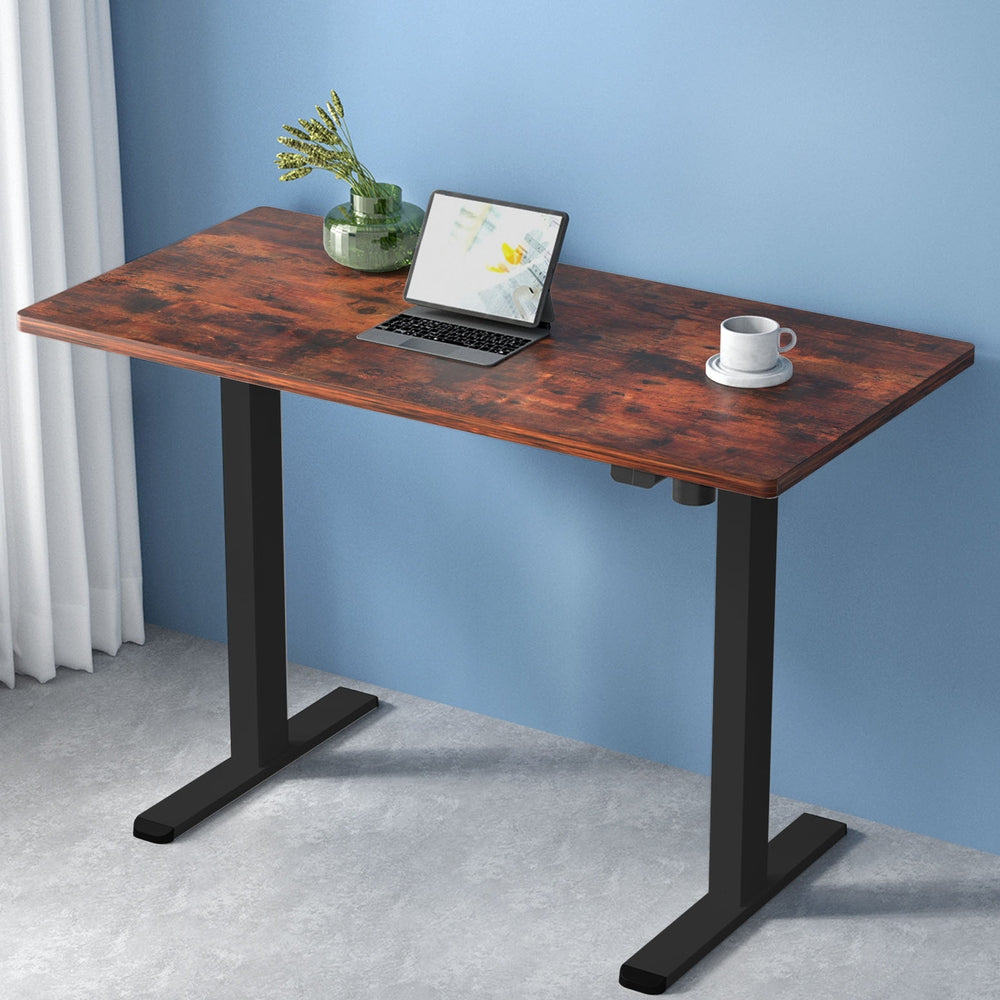 Electric Black/Grey/White Sit-Stand Desk