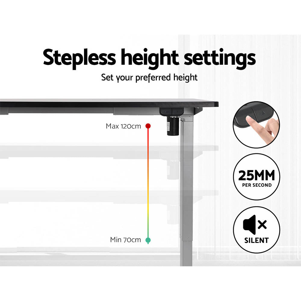 Electric Standing Desk Motorised Adjustable Sit Stand Desks