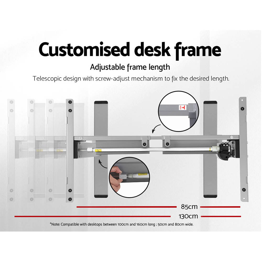 Electric Standing Desk Motorised Adjustable Sit Stand Desks