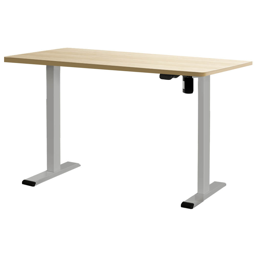 Motorised Adjustable Sit Stand Desks | Electric Standing Desk in Black Oak