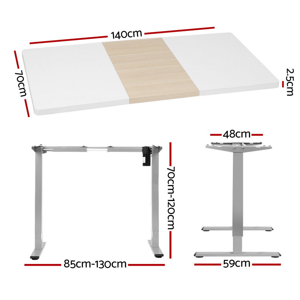 Motorised Standing Desk Sit Stand Desks 120CM/140CM