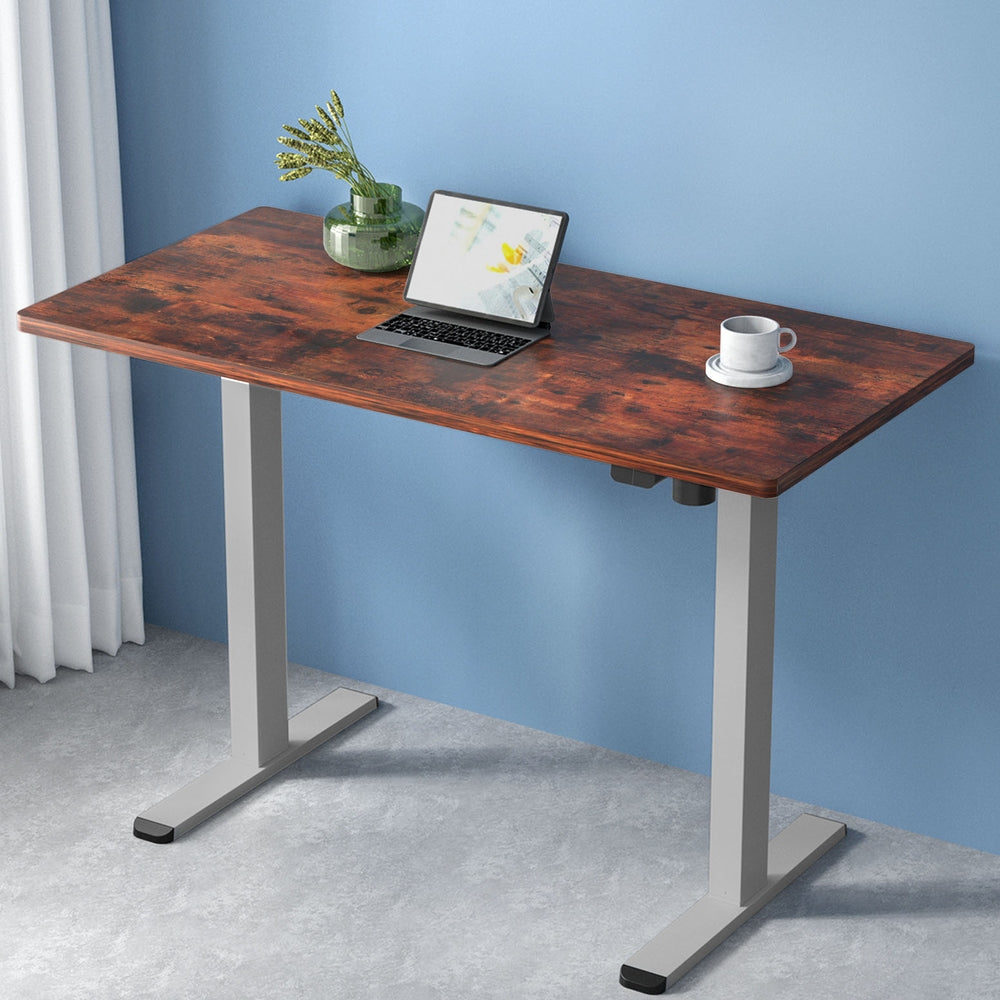 Electric Black/Grey/White Sit-Stand Desk