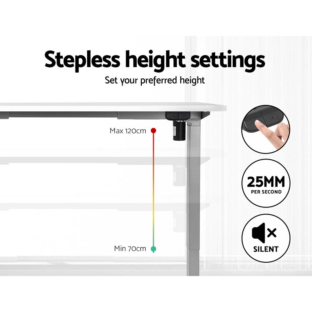 Electric Standing Desk Motorised Adjustable Sit Stand Desks