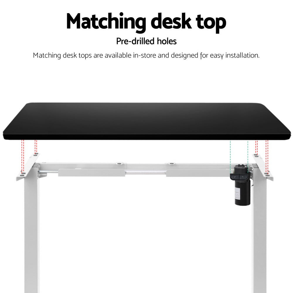 Standing Desk Frame Only Motorised White